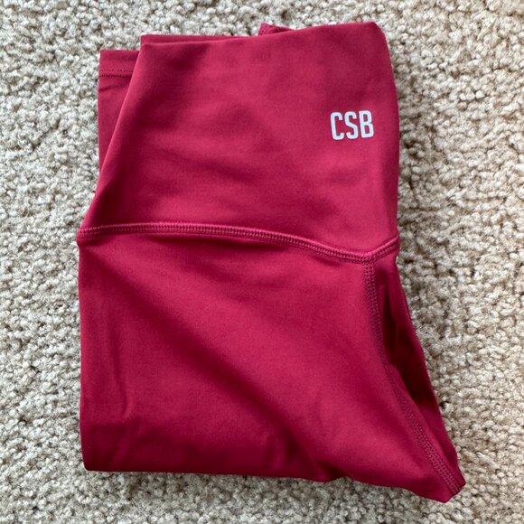 CSB Women's Red Leggings - Picture 2 of 7